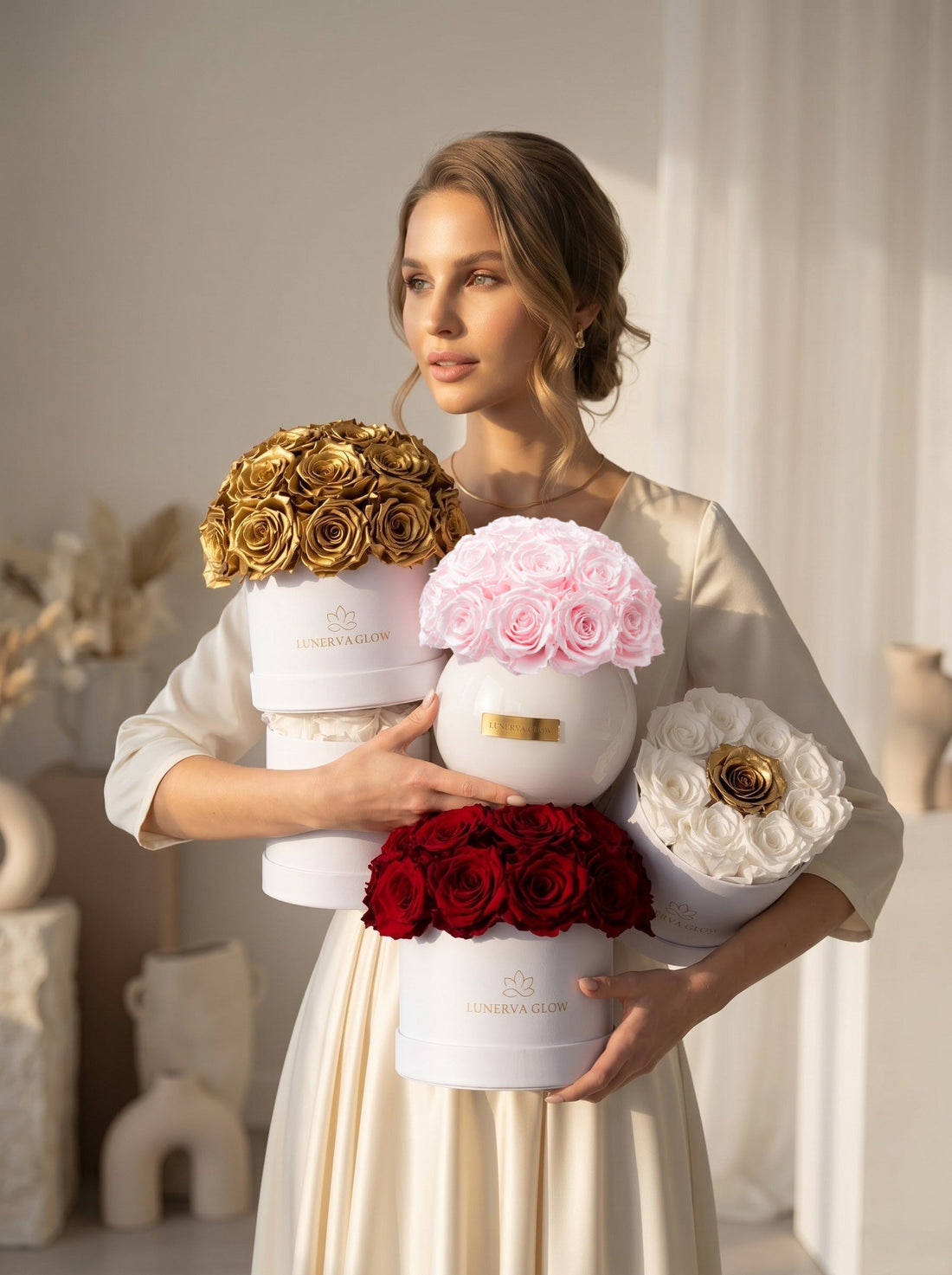 Ewige Rosen: 10 Geschenkideen für Frauen