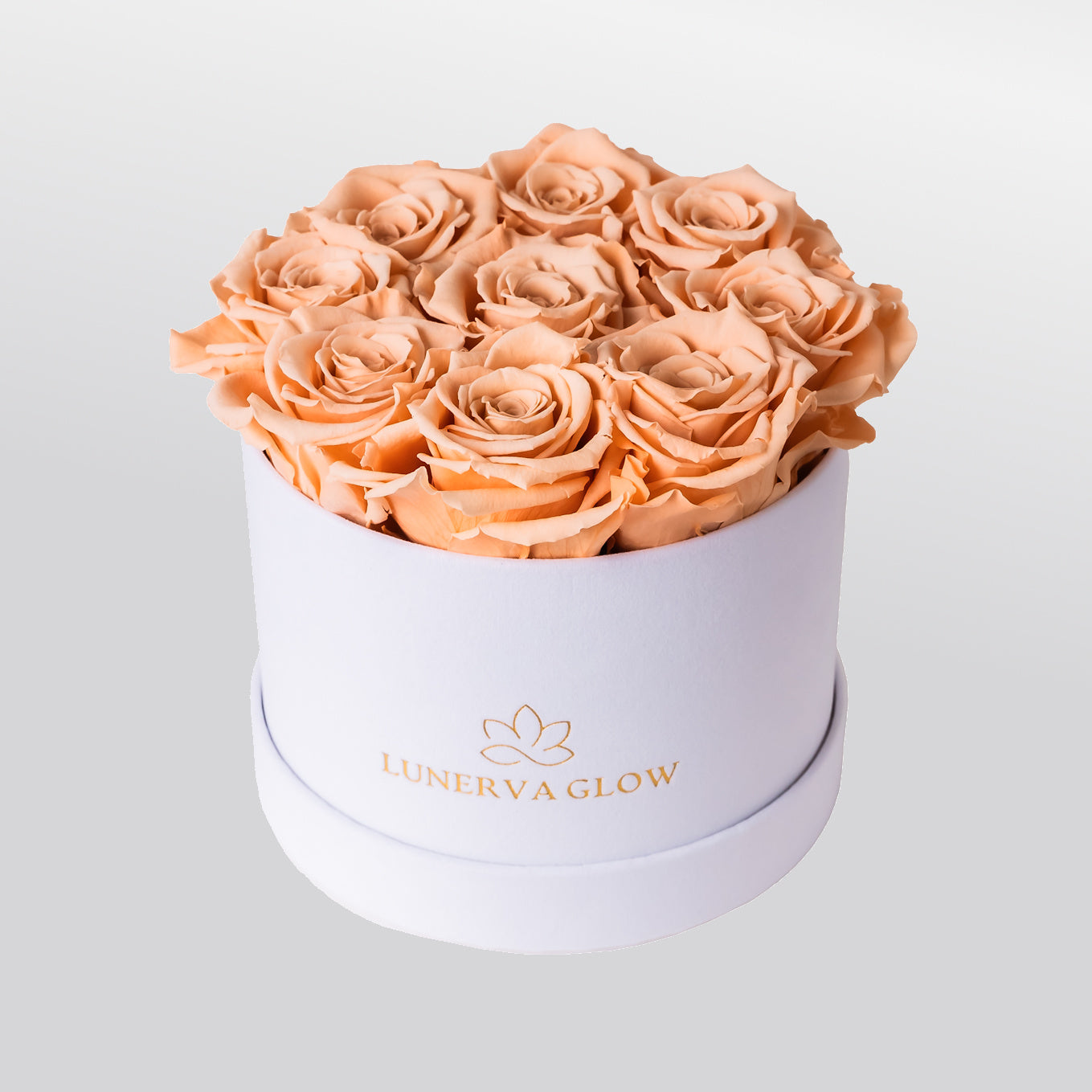 White Velvet Flowerbox |Red|S