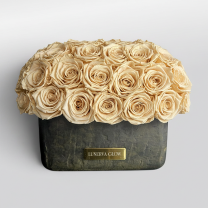 Black-Gold Oval Vase| Bridalpink