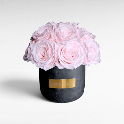Black Solid Beton Vase XS|Nude