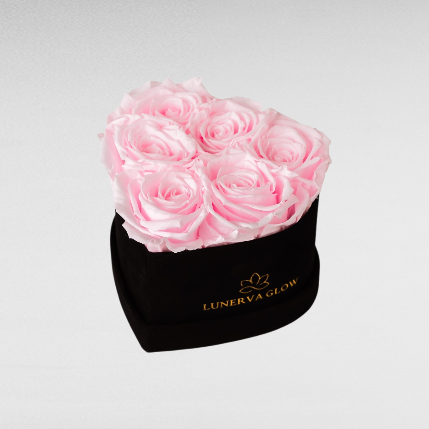 Black Velvet Heartbox |Peach|S