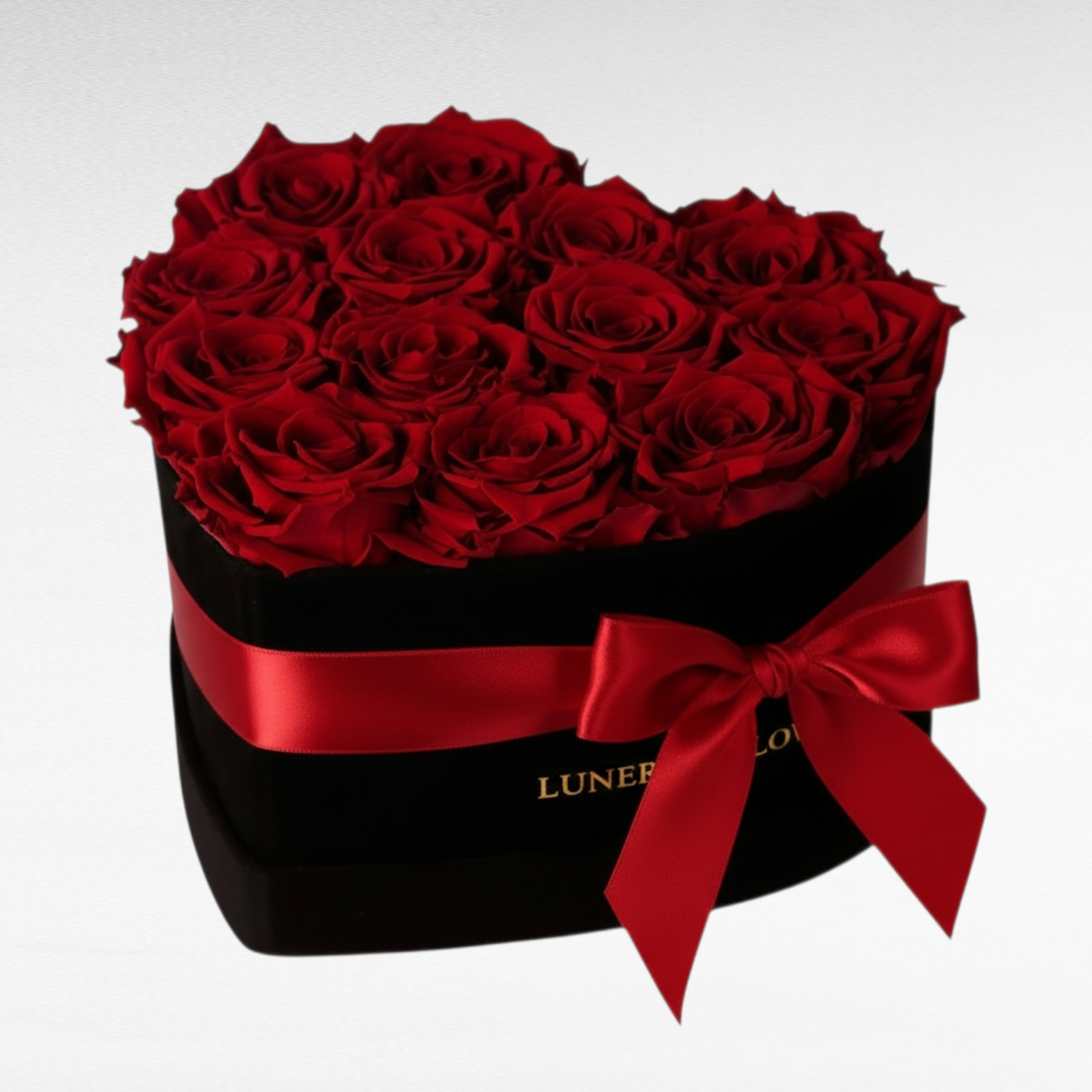 Black Velvet Heartbox |Red|M