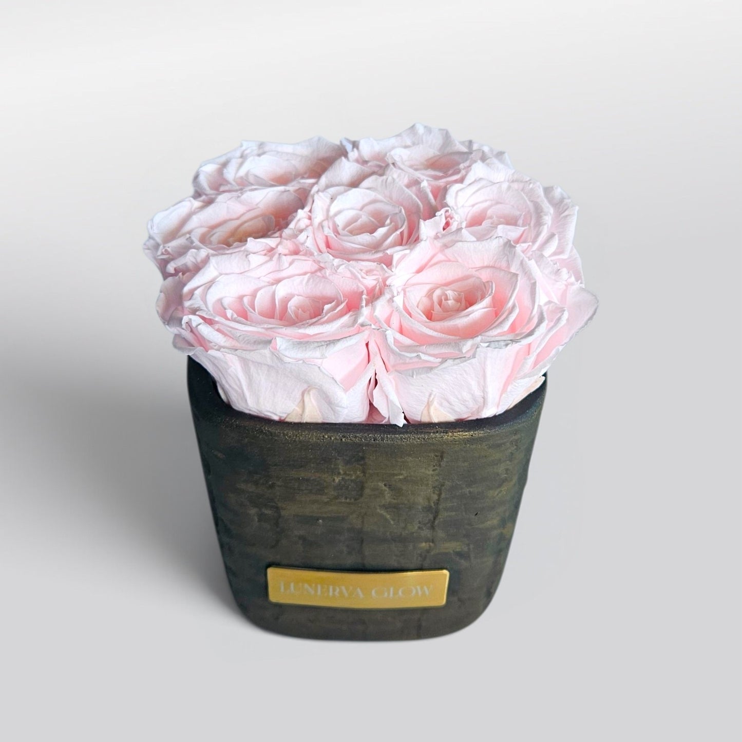 Square Vase Gold/Black| Bridalpink