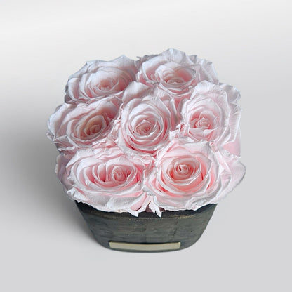 Square Vase Gold/Black| Bridalpink